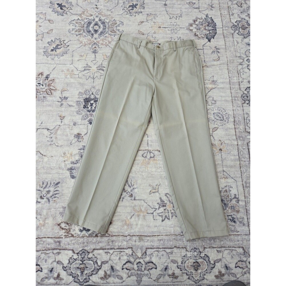 #479 Izod Men's 38x32 100% Cotton American Chino Beige dress pants